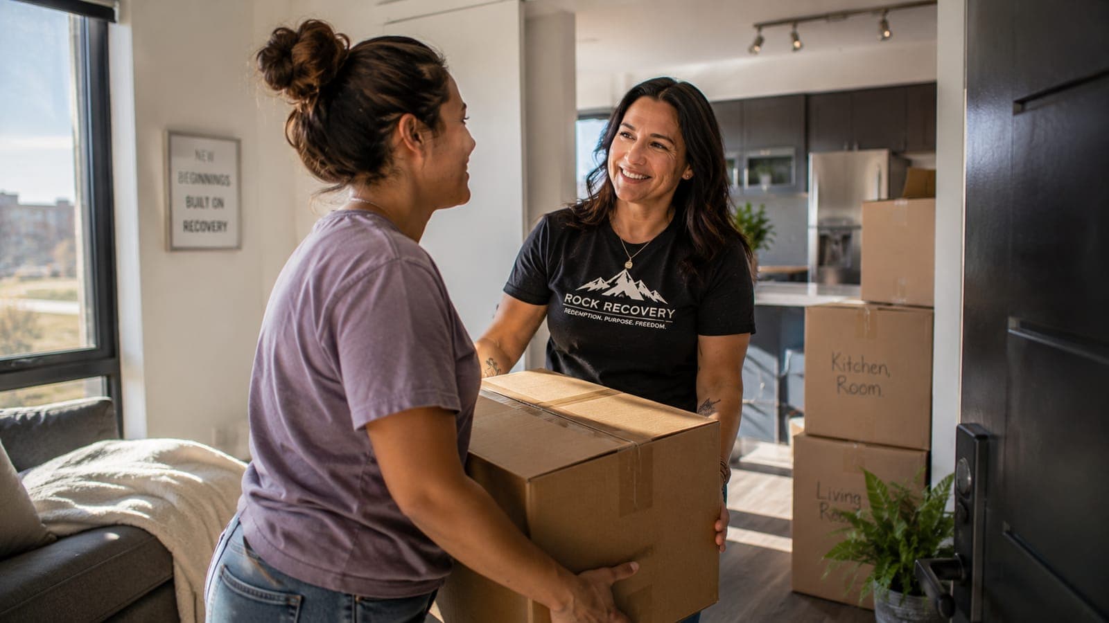 A recovery mentor offering support in Central Oregon